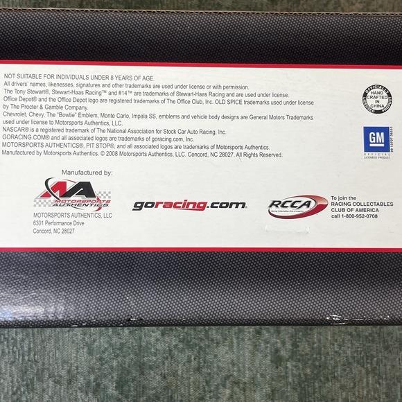 2009 Tony Stewart #14 Old Spice/Office Depot 1:24 scale diecast model New in Box - Picture 5 of 7